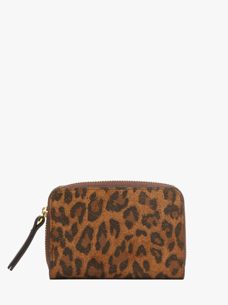 Portemonnee Leder Nat et nin Bruin vintage PIA ander zicht 2